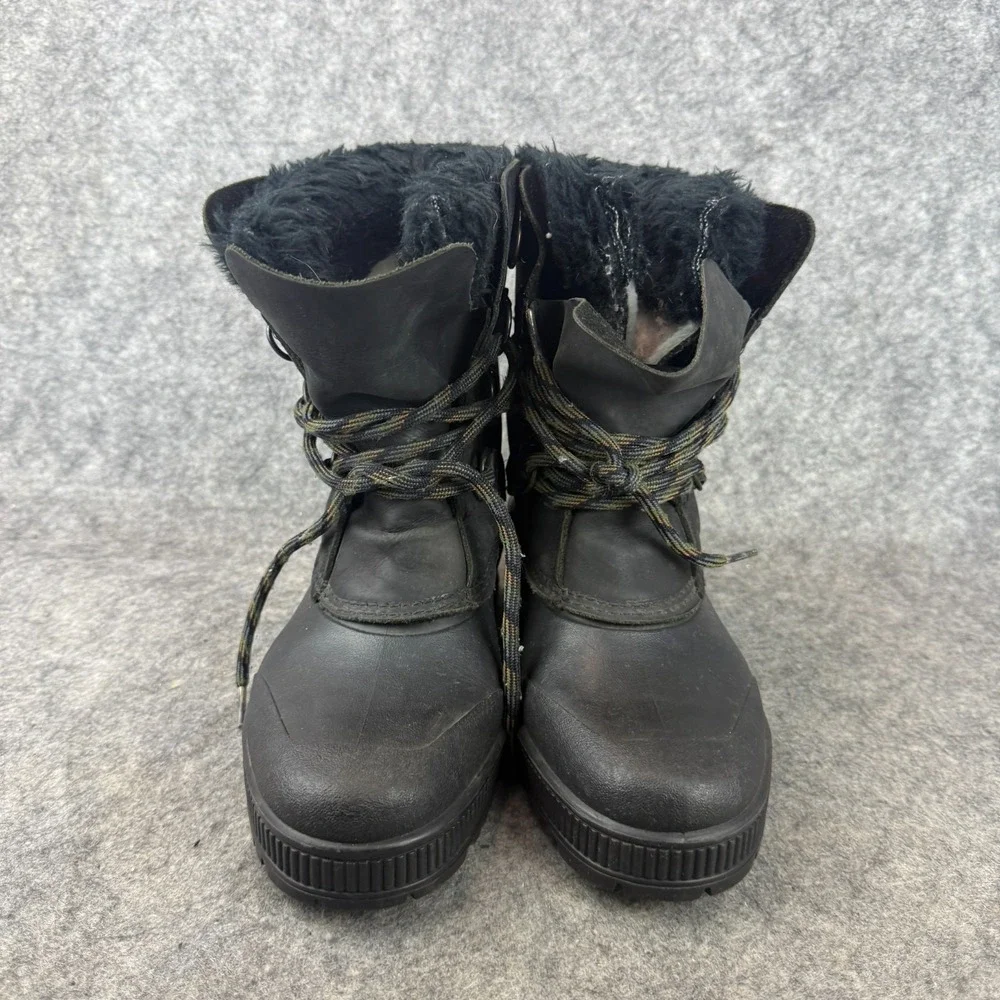 SOREL Badger Womens Sz 6 Winter Snow Boots‎ Removable Felt Liners Canada NICE!